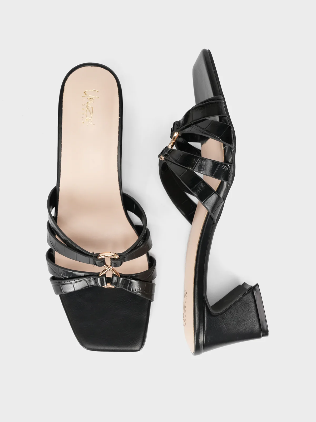 Women "ALEZAE" Block Heel Sandals - Image 5