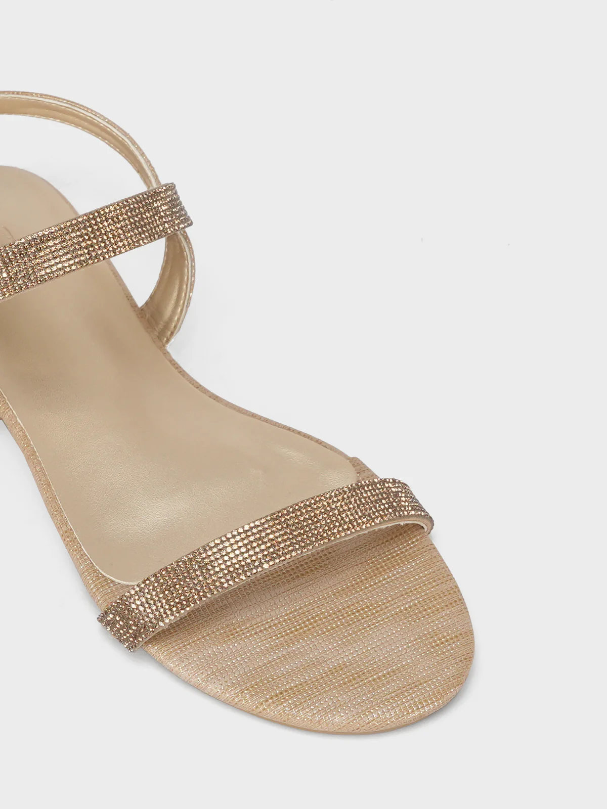 Women's "COACHI" Shimmer Flat Sandals - Image 4