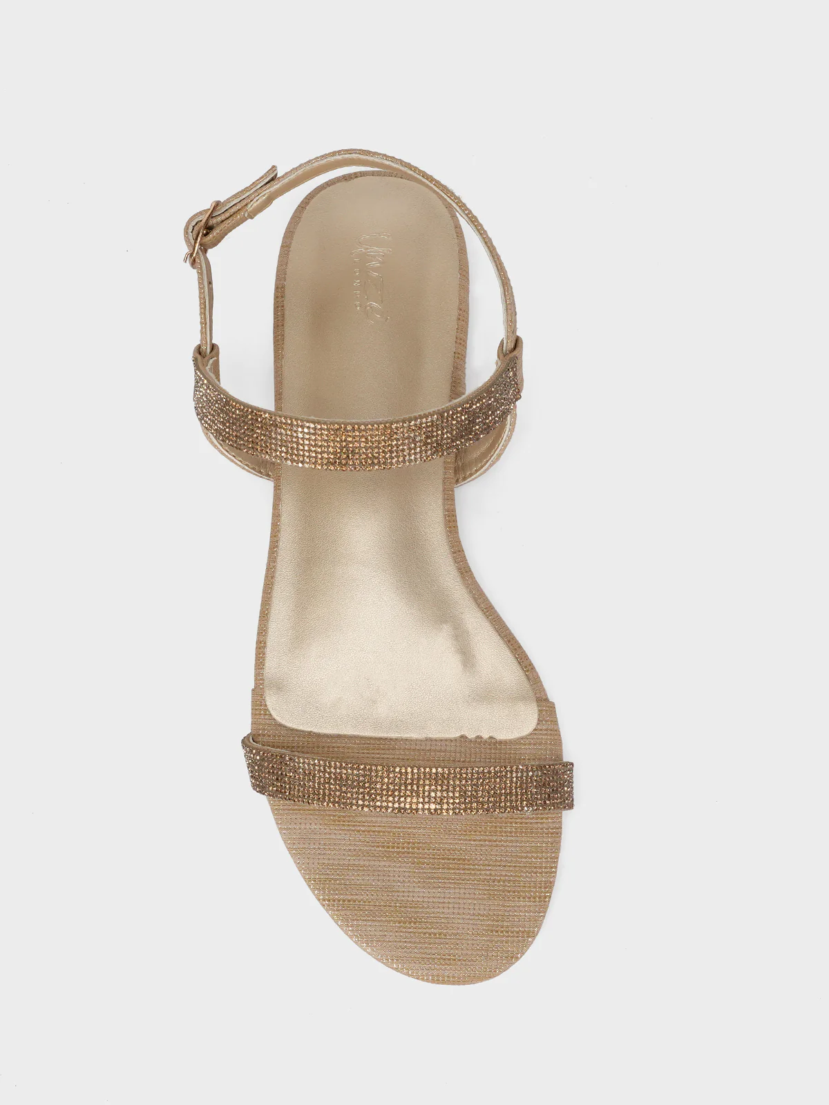Women's "COACHI" Shimmer Flat Sandals - Image 5